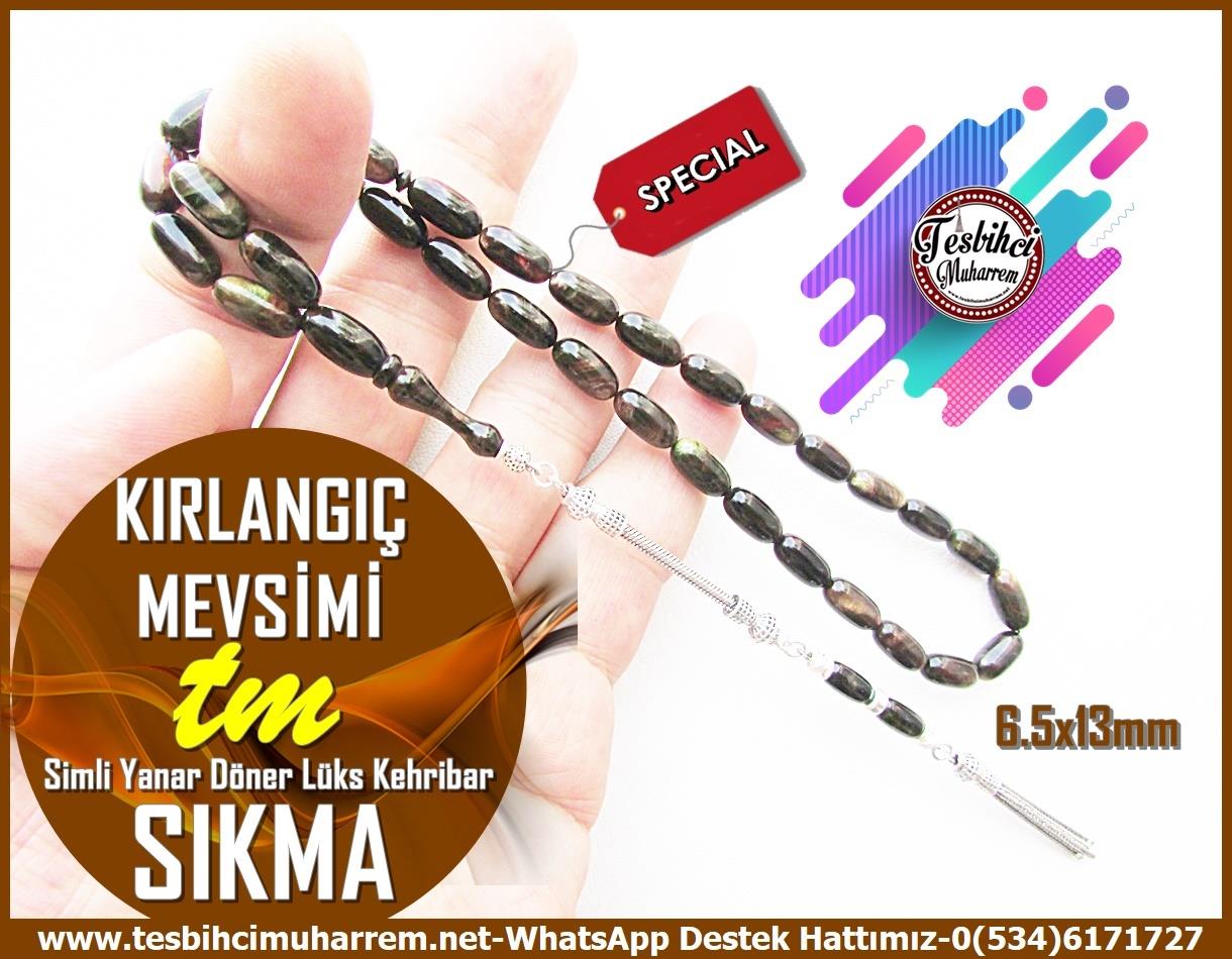 Hareli Kahve Kehribar TesbihlerTM13896Muharrem Karaoğlu Usta Dizayn Tespih | Multicolor Sıkma Kehribar, Gümüş Püskül, “Yıldızların Altında” Model TesbihTespih Sıkma Kehribar I Multicolor Badem Simli Yanar Döner Uzun Gümüş Kamçılı Kırlangıç Mevsimi Tesbih