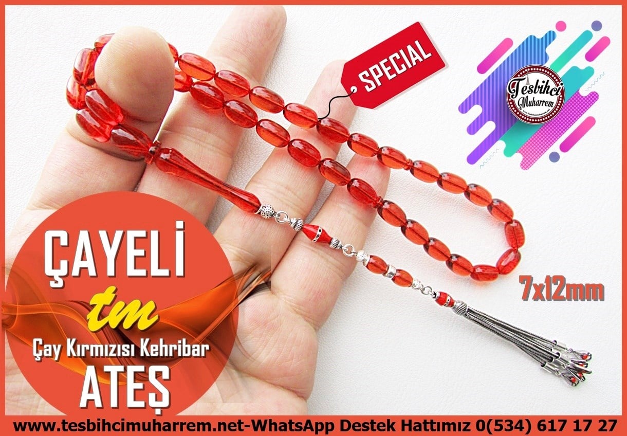 Ateş Kırmızı Ton TesbihlerTM14345Muharrem Karaoğlu Usta Dizayn Zar Kırmızısı Çay Rengi Ateş Kehribar Tespih I Full Mineli Gümüş Badem Kesim Çayeli TesbihZar Kırmızısı Çay Rengi Ateş Kehribar Tespih I Full Mineli Gümüş Badem Kesim Çayeli Tesbih