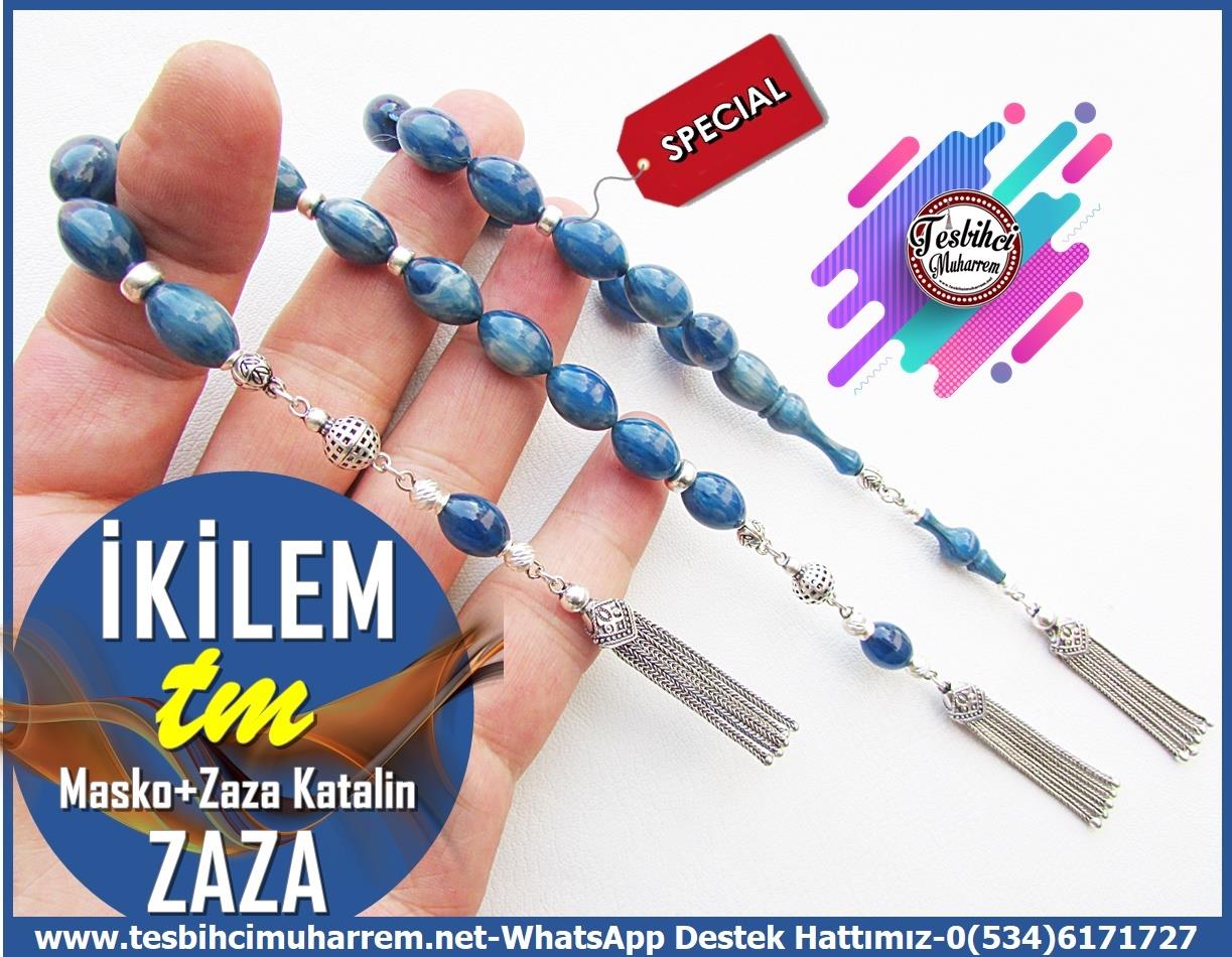 Zaza Selçuklu Sallaması TesbihlerTM13895Muharrem Karaoğlu Usta Dizayn Zaza Maskot Sallama Tespih | Mavi Damarlı Katalin, Gümüş Tasarım, “İkilem” Model TesbihTespih Zaza Maskot Sallama Katalin I Mavi Damarlı Gümüş Tasarım İkilem Tesbih 