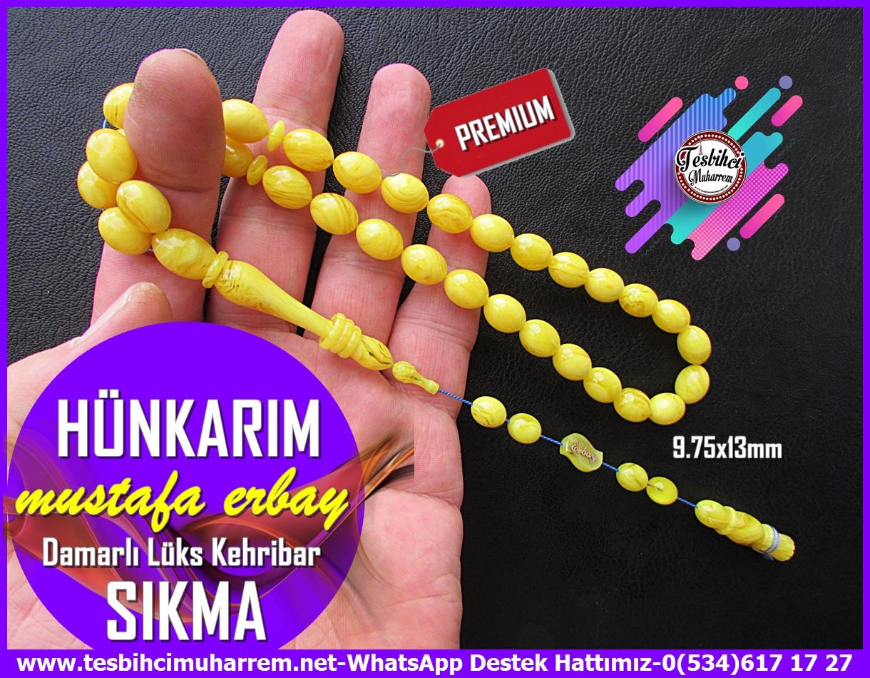 Hareli Damarlı Sarı Kehribar TesbihlerTM13289Mustafa Erbay Usta Premium El İşçiliği Sıkma Kehribar Tesbih | Ultra Lüks Sarı Renk Damarlı, Osmanlı Kavuk Figürlü Hünkarım TesbihTespih Sıkma Kehribar I Ultra Lüks Damarlı Premium Osmanlı Kavuk Figürlü Hünkarım Tesbih