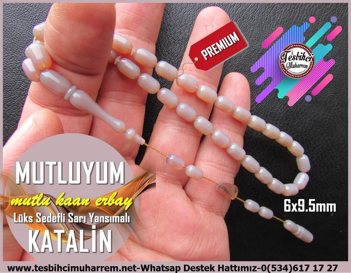 Katalin Ve Bağa TesbihlerTM13528Mutlu Kaan Erbay Usta El İşçiliği Tespih | Sedefli Yansımalı Katalin, Lüks Malzeme,Kapsül Kesim Premium