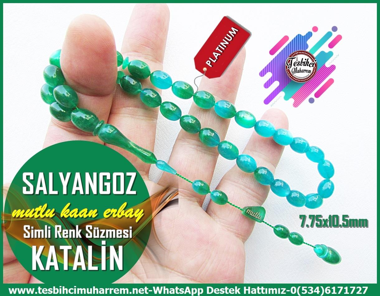 Katalin Ve Bağa TesbihlerTM13879Mutlu Kaan Erbay Usta İşçilikli Tespih | Kum Simli Katalin, Beyzi Kesim, Süzme Model – 