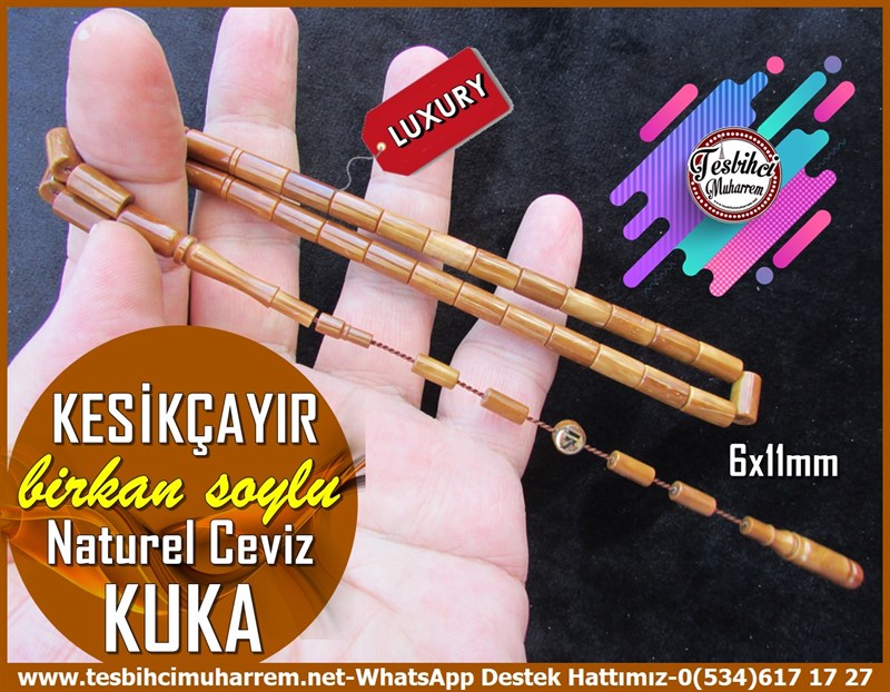 Kuka Ağacı TesbihlerTM12044Naturel Kuka Cevizi Tesbih Profesyonel Efsane Dik Kesme KesikçayırNaturel Kuka Cevizi Tesbih Profesyonel Efsane Dik Kesme Kesikçayır