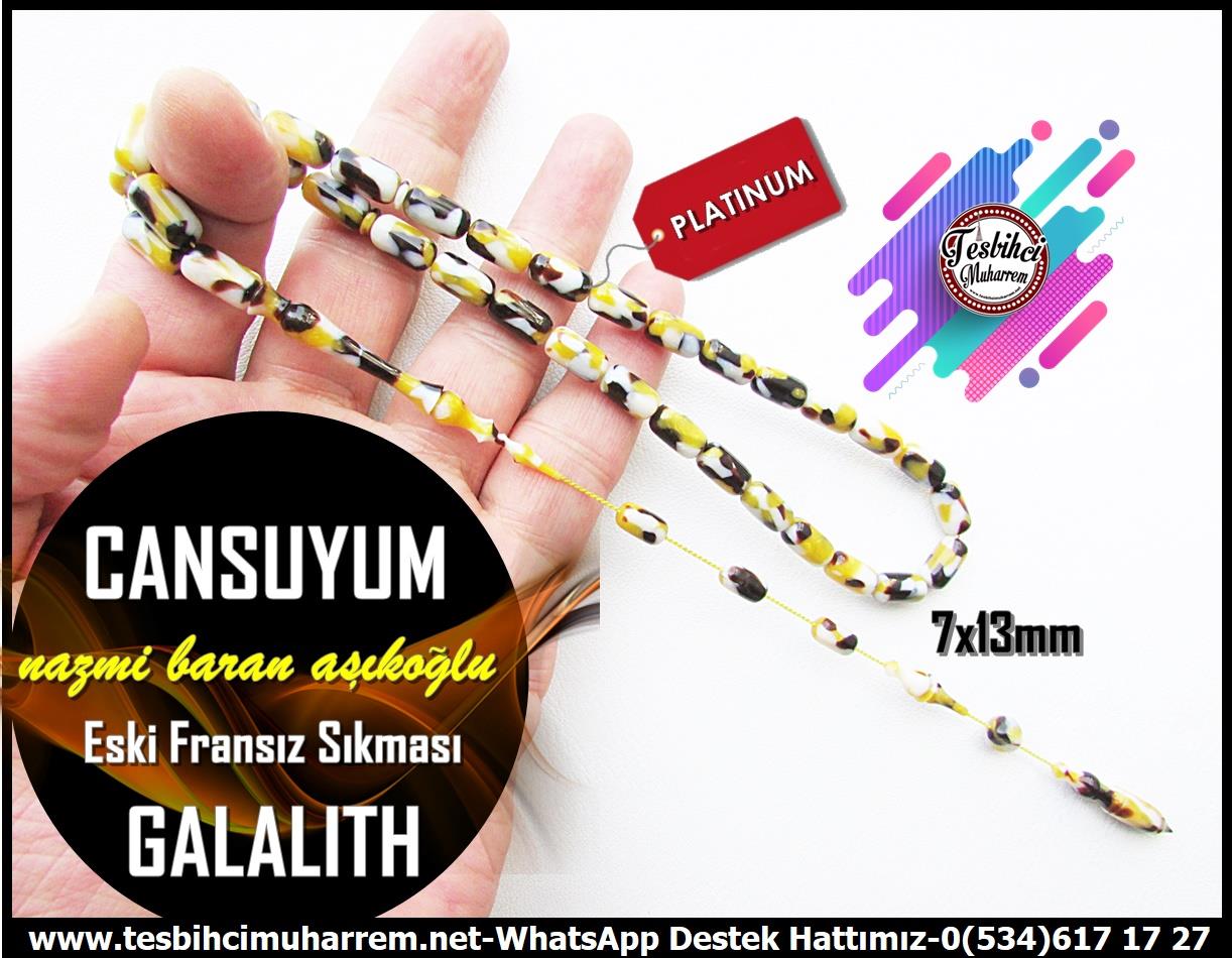 Galanit TesbihTM12227Nazmi Baran Aşıkoğlu Usta Tespih Fransız Galalith Sıkma I Kaplumbağa Desenli Muazzam Kapsül Kolleksiyonluk ''Cansuyum'' TesbihTespih Fransız Galalith Sıkma I Kaplumbağa Desenli Muazzam Kapsül Kolleksiyonluk Cansuyum Tesbih
