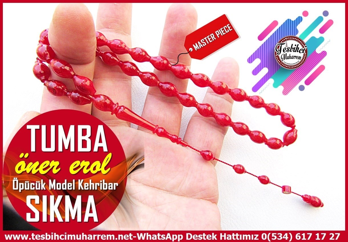 Hareli Kırmızı Kehribar TesbihlerTM14887Öner Erol Usta İmzalı Öpücük Model Bordo Sıkma Kehribar Tesbih I Özel Tasarım Tumba TesbihÖpücük Model Bordo Sıkma Kehribar Tesbih I Özel Tasarım Tumba Tesbih
