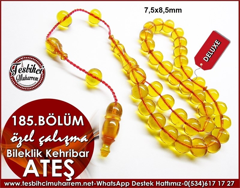 Özel Çalışma Bileklik Su Damlası Ateş Kehribar Tesbih 185.Bölüm 