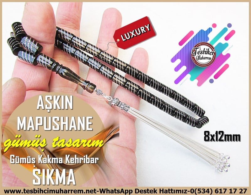 Siyah Kehribar TesbihlerTM12196Özel Çalışma Gümüş Püsküllü Kesme Bağa Desenli Gümüş Çakım Sıkma Kehribar Tesbih Aşkın MapushaneÖzel Çalışma Gümüş Püsküllü Kesme Bağa Desenli Gümüş Çakım Sıkma Kehribar Tesbih Aşkın Mapushane