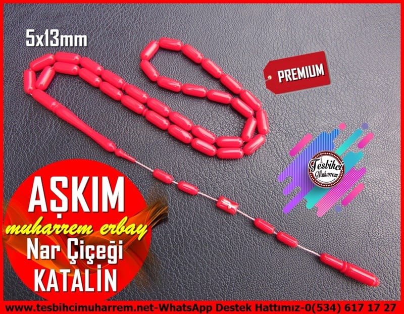 Katalin Ve Bağa TesbihlerTM12258Özel Çalışma Kapsül Kesim Nar Çiçeği Ton Katalin Tesbih Aşkım Özel Çalışma Kapsül Kesim Nar Çiçeği Ton Katalin Tesbih Aşkım 