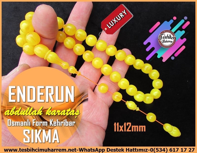 Kayısı Kehribar TesbihlerTM12213Özel Çalışma Uçlu Yuvarlak Kesim Lux Turuncu Sıkma Kehribar Tesbih Tombik Özel Çalışma Osmanlı Form Küre Kesim Lux Limoni Sıkma Kehribar Tesbih Enderun 