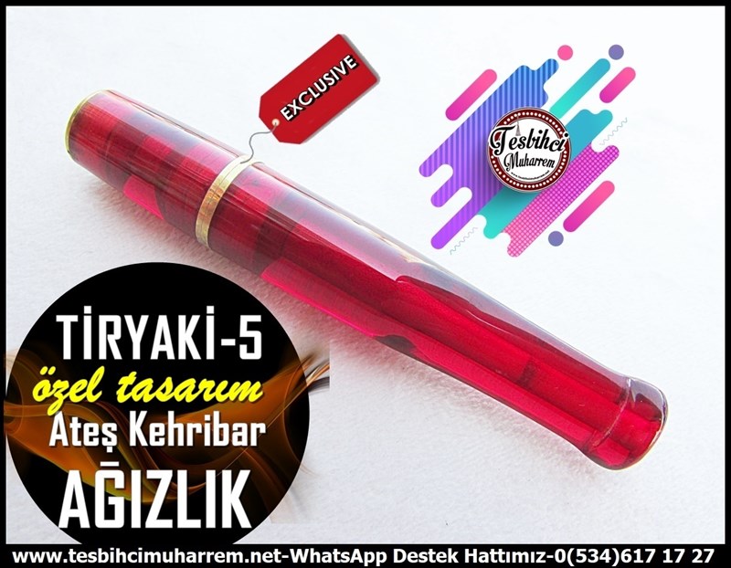 Yeni Ürün TesbihlerTM11872Özel İşçilik Temizlenebilir Kırmızı Ateş Kehribar Sigara Ağızlığı Tiryaki 5Özel İşçilik Temizlenebilir Kırmızı Ateş Kehribar Sigara Ağızlığı Tiryaki 5