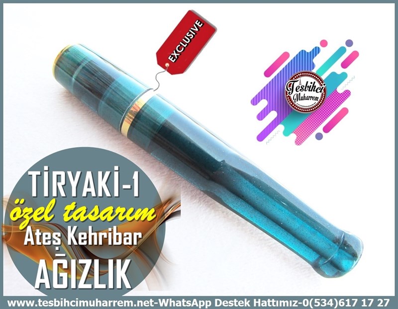 Yeni Ürün TesbihlerTM11868Özel İşçilik Temizlenebilir Petrol Mavi Ateş Kehribar Sigara Ağızlığı Tiryaki 1Özel İşçilik Temizlenebilir Petrol Mavi Ateş Kehribar Sigara Ağızlığı Tiryaki 1