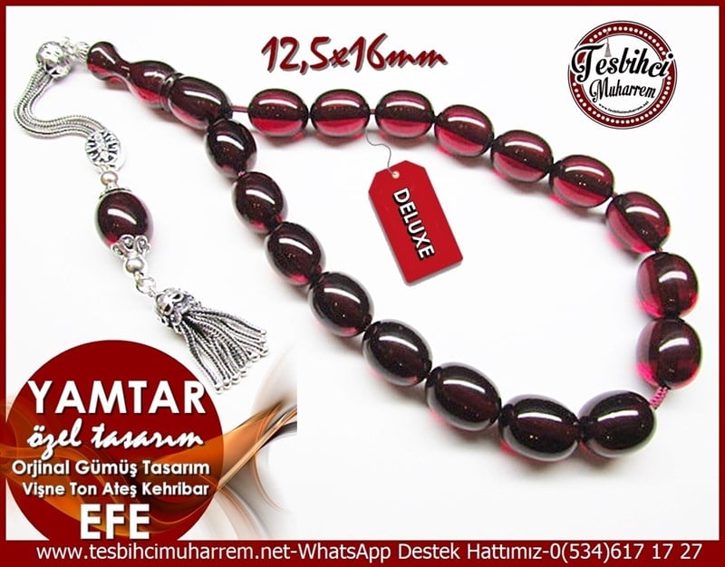 Özel Tasarım Bilek Boy Orjinal Gümüş Efe Maskot Ateş Kehribar Yamtar