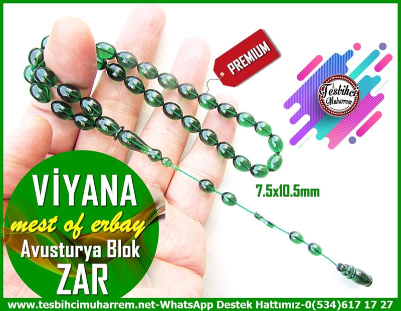 Zar Kehribar TesbihTM12435Premium Çalışma Avusturya Zar Kehribar Tespih Yeşil Renk Beyzi Kesim Viyana TesbihPremium Çalışma Avusturya Zar Kehribar Tespih Yeşil Renk Beyzi Kesim Viyana Tesbih