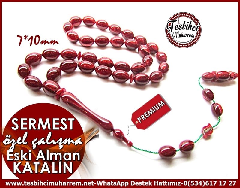 Premium İşçilik Özel Çalışma Eski Alman Katalin Tesbih Sermest 
