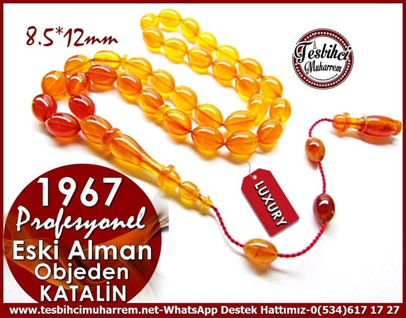 Profesyonel Çalışma Eski Alman Objeden Katalin Tesbih 1967