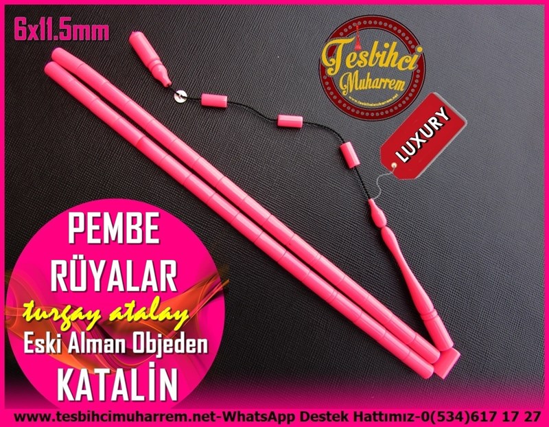 Tesbihci Muharrem Kolleksiyonluk TesbihlerTM11173Profesyonel Çalışma Katalin Tesbih Alman Eski Objeden Dik Kesme Pembe Rüyalar Profesyonel Çalışma Katalin Tesbih Alman Eski Objeden Dik Kesme Pembe Rüyalar 