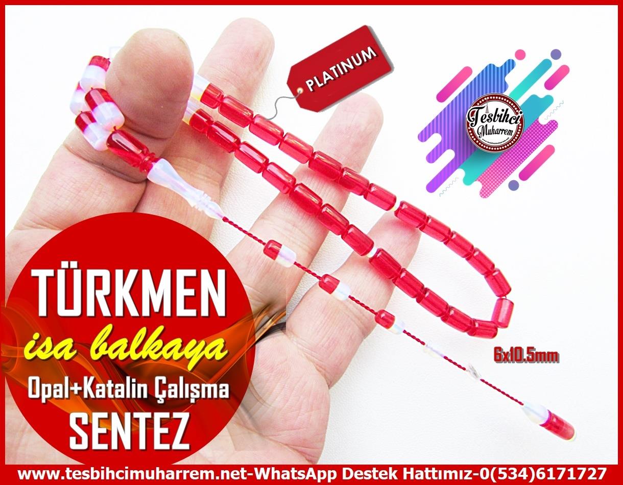 Opal(Sentetik)Sıkma TesbihTM13846Servet Kadir Usta Dizayn | Opal Tespih Mini Minnacık Sedefli 4 Parmak Bürokrat Kesme 