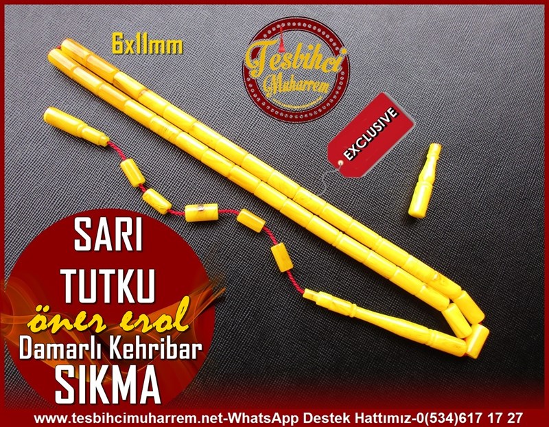 Hareli Damarlı Sarı Kehribar TesbihlerTM11116Sıkma Kehribar Tesbih Yedek İmameli Dik Kesme Sarı Damarlı Sistemli Sarı TutkuSıkma Kehribar Tesbih Yedek İmameli Dik Kesme Sarı Damarlı Sistemli Sarı Tutku