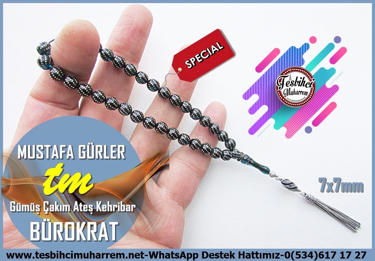 Lacivert Ton TesbihlerTM14151Sırrı Gültekin Usta Tespih Bürokrat Ateş Kehribar I Gümüş Püsküllü Gümüş Çakım Koyu Lacivert Mustafa Gürler TesbihTespih Bürokrat Ateş Kehribar  I Gümüş Püsküllü Gümüş Çakım Koyu Lacivert Mustafa Gürler Tesbih