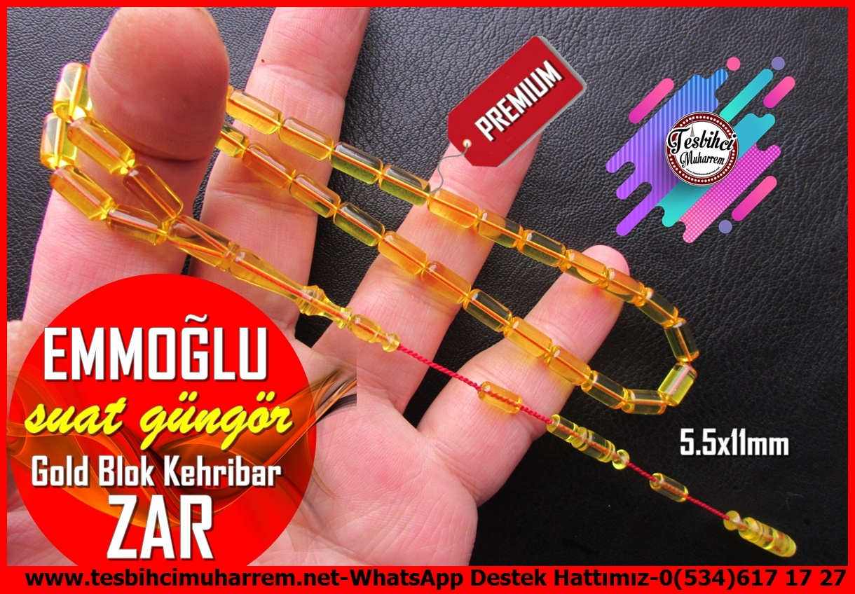 Zar Kehribar TesbihTM14163Suat Güngör Usta Zar Kehribar Tespih Emmoğlu – Profesyonel Çalışma, Gold Kapsül Kesim, El Yapımı Koleksiyonluk TespihTespih Zar Kehribar  I Kapsül Model Sarı Gold Saydam Emmoğlu Tesbih