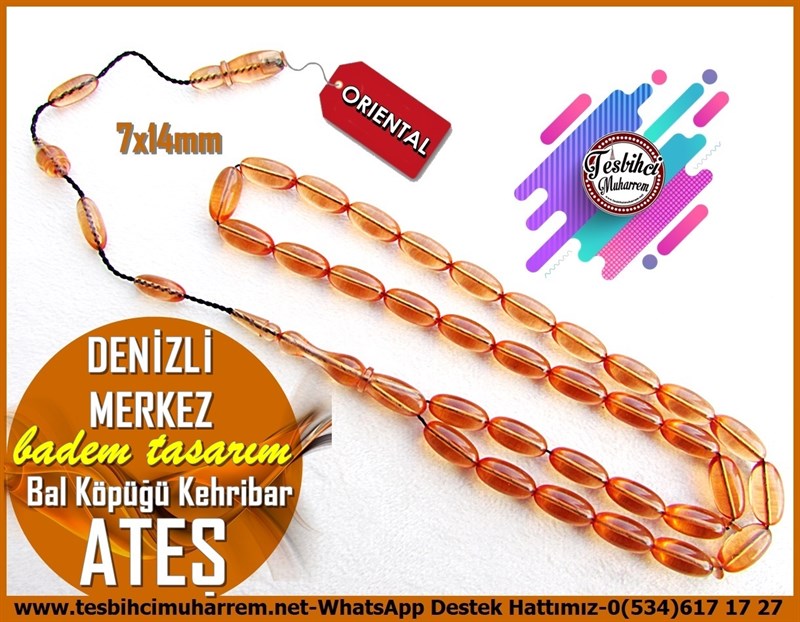 Ateş Kırmızı Ton TesbihlerTM11776Tesbih Ateş Kehribar Badem Kesim Bal Sarısı Saydam Denizli Merkez Tesbih Ateş Kehribar Badem Kesim Bal Sarısı Saydam Denizli Merkez 