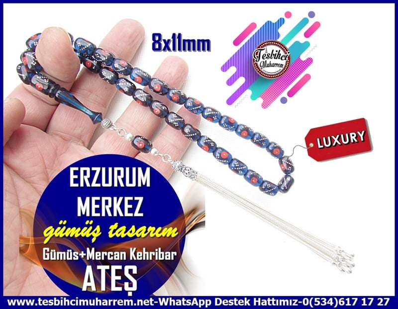 Kobalt Mavi Ton TesbihlerTM11692Tesbih Ateş Kehribar Mercan Gümüş Kakma Lacivert İpek Gümüş Püsküllü Erzurum MerkezTesbih Ateş Kehribar Mercan Gümüş Kakma Lacivert İpek Gümüş Püsküllü Erzurum Merkez