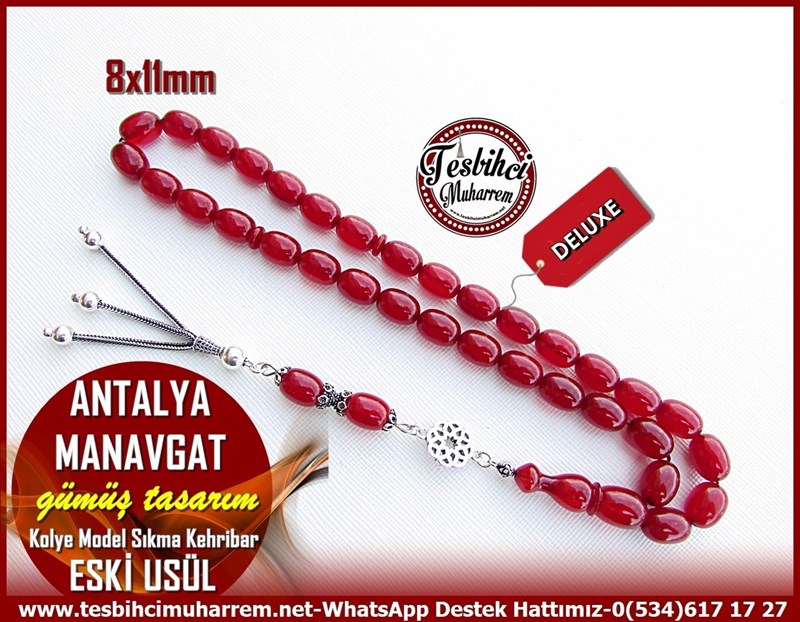 Osmanlı Benzetme Eskitme Eski Usül TesbihlerTM11242Tesbih Eski Usül Sıkma Kehribar Kapsül Kesim Gümüş Püskül Vişne Antalya ManavgatTesbih Eski Usül Sıkma Kehribar Kapsül Kesim Gümüş Püskül Vişne Antalya Manavgat