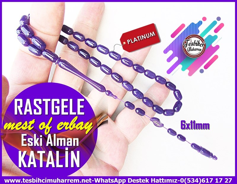 Katalin Ve Bağa TesbihlerTM11902Tesbih Katalin Mor Ton Kapsül Kesim Eski Alman RastgeleTesbih Katalin Mor Ton Kapsül Kesim Eski Alman Rastgele