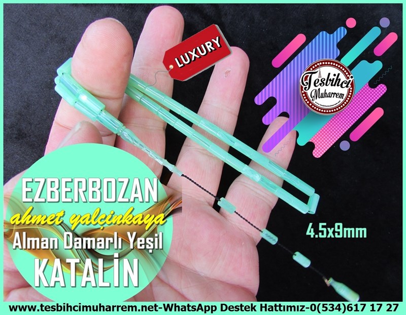Katalin Ve Bağa TesbihlerTM11898Tesbih Katalin Yeşil Kesme Ufak Boy EzberbozanTesbih Katalin Yeşil Kesme Ufak Boy Ezberbozan