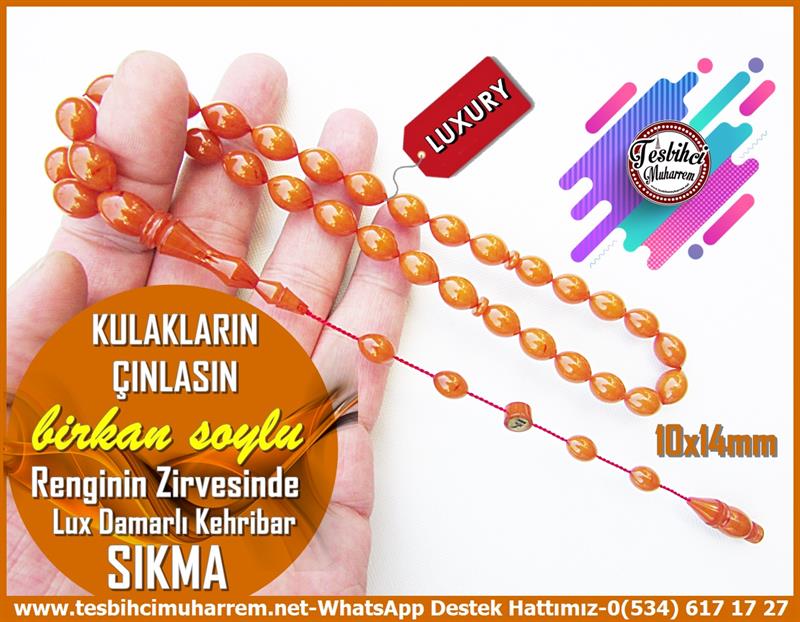 Sarı Ton TesbihlerTM11815Tesbih Lux Sıkma Kehribar Beyzi Kesim Sarı Damarlı Kulakların ÇınlasınTesbih Lux Sıkma Kehribar Beyzi Kesim Sarı Damarlı Kulakların Çınlasın