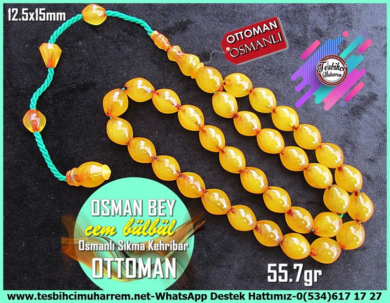 Osmanlı Antika Vişne Ton TesbihlerTM11762Tesbih Osmanlı Sıkma Kehribar Full Helezon Damarlı Beyzi Kallavi 55,7 gr 24K Osman BeyTesbih Osmanlı Sıkma Kehribar Full Helezon Damarlı Beyzi Kallavi 55,7 gr 24K Osman Bey