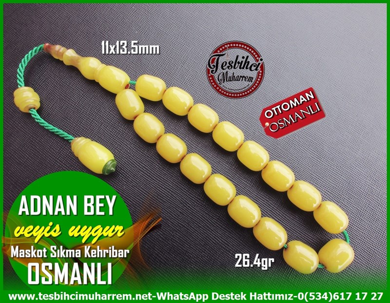 Osmanlıdan Kalma Hardal Ton Kehribar TesbihlerTM11593Tesbih Osmanlı Sıkma Kehribar Maskot Bileklik Efe Model Özel Çalışma Adnan BeyTesbih Osmanlı Sıkma Kehribar Maskot Bileklik Efe Model Özel Çalışma Adnan Bey
