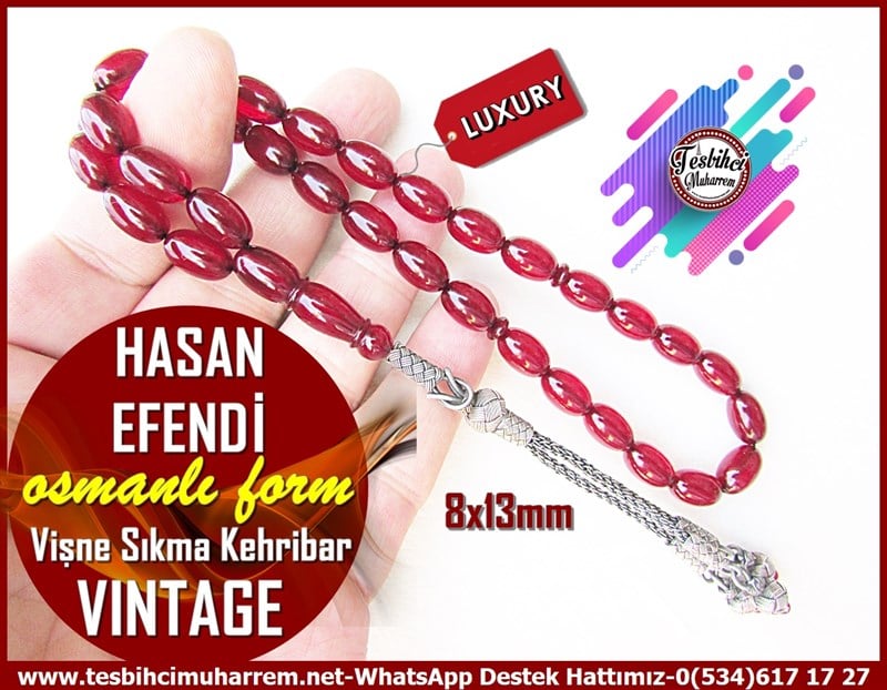 Osmanlı Benzetme Eskitme Eski Usül TesbihlerTM11894Tesbih Sıkma Kehribar Vintage Eski Usül Osmanlı Form Vişne Gümüş Kazazlı Hasan Efendi Tesbih Sıkma Kehribar Vintage Eski Usül Osmanlı Form Vişne Gümüş Kazazlı Hasan Efendi 