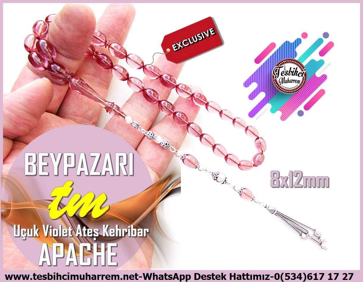 Mor Ton TesbihlerTM13165Tespih Ateş Kehribar I Apache Uzun Gümüş Püskül Uçuk Violet Beypazarı Tesbih Tespih Ateş Kehribar I Apache Uzun Gümüş Püskül Uçuk Violet Beypazarı Tesbih 