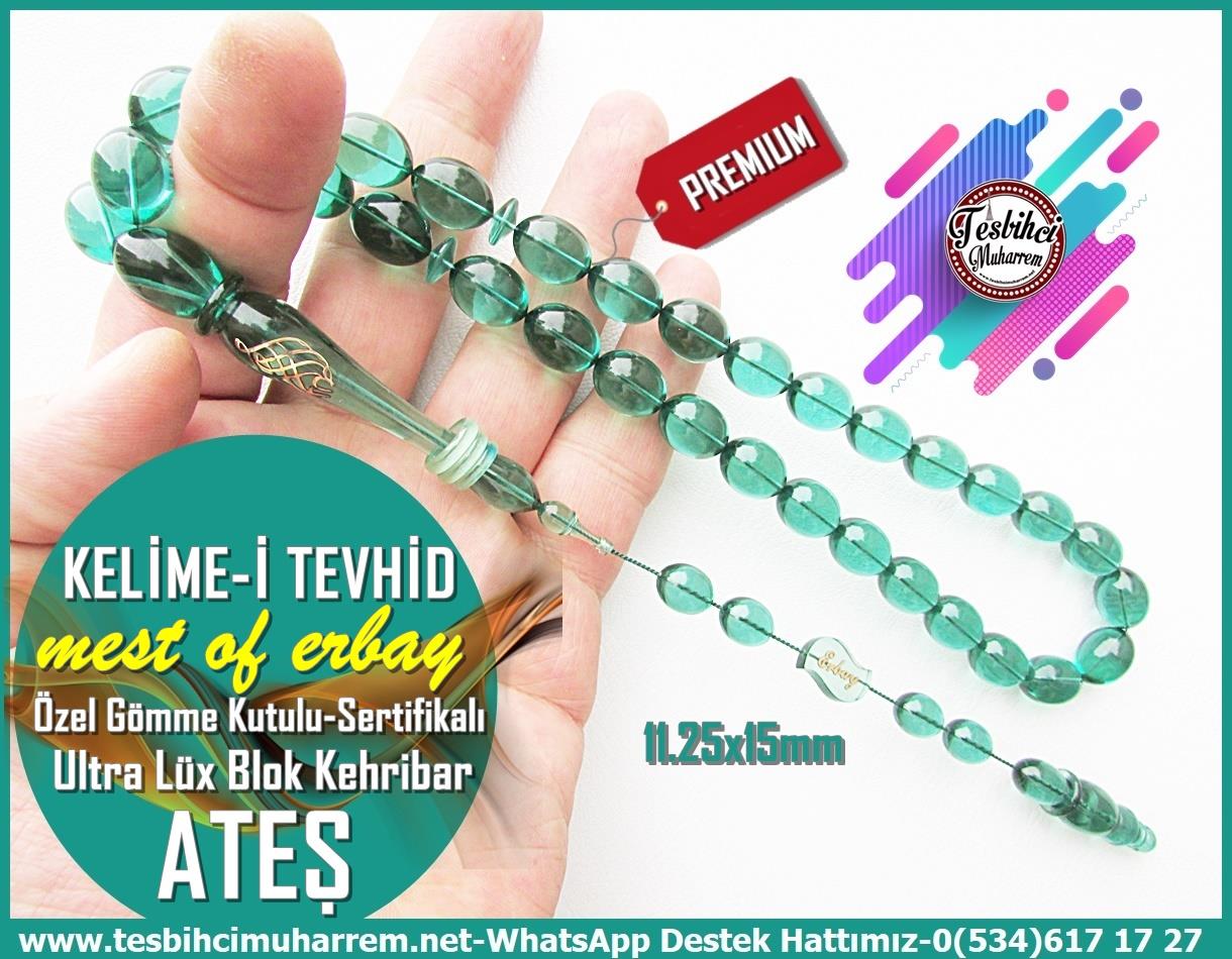 Tesbihci Muharrem Kolleksiyonluk TesbihlerTM12800Tespih Ateş Kehribar I Özel Gömme Kutusunda Sertifikalı Cam Göbeği  Premium Çalışma Kelime-i Tevhid TesbihTespih Ateş Kehribar I Özel Gömme Kutusunda Sertifikalı Cam Göbeği  Premium Çalışma Kelime-i Tevhid Tesbih