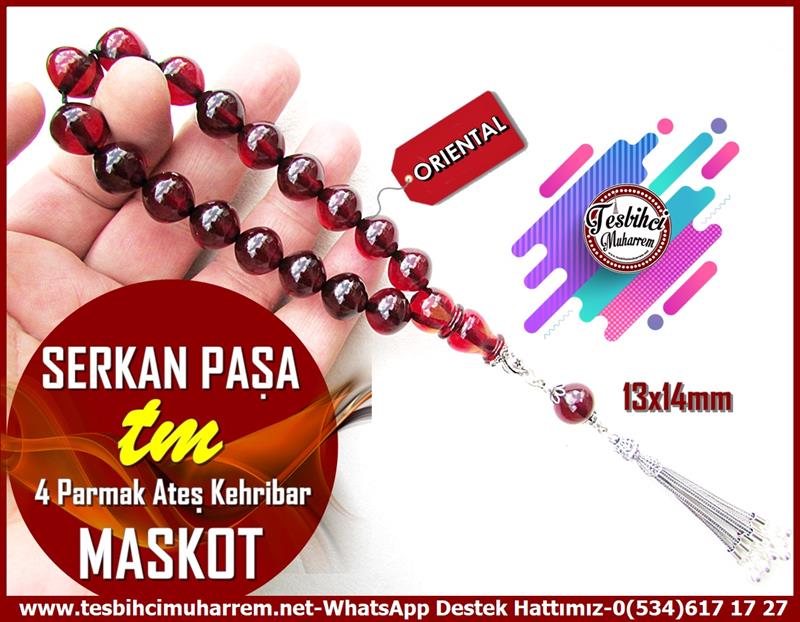 Maskot,Bileklik,Can-ı Gönül TesbihlerTM12560Tespih Ateş Kehribar Kırmızı 4 parmak Maskot Efe Gümüş Püsküllü Serkan Paşa TesbihTespih Ateş Kehribar Kırmızı 4 parmak Maskot Efe Gümüş Püsküllü Serkan Paşa Tesbih