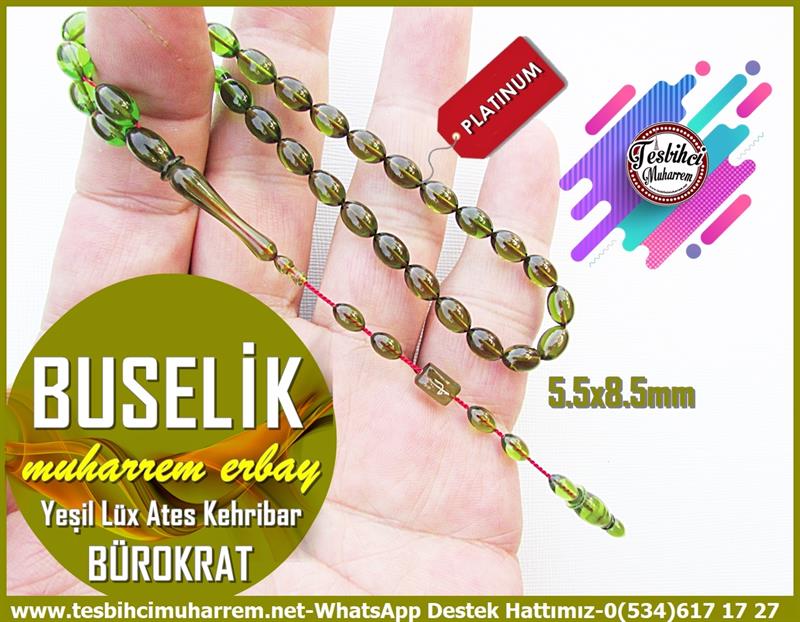 Yeşil Ton TesbihlerTM12542Tespih Ateş Kehribar Minimal Bürokrat Boy Beyzi Kesim Bileklik Buselik Tesbih Tespih Ateş Kehribar Minimal Bürokrat Boy Beyzi Kesim Bileklik Buselik Tesbih 