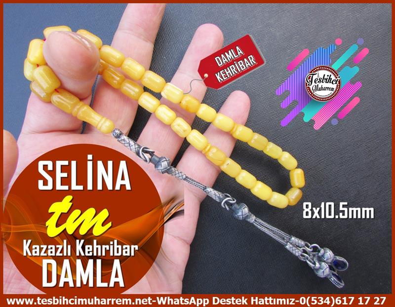  Damla Kehribar TesbihlerTM12668Tespih Damla Kehribar Gümüş Kazaziye Kamçılı Selina TesbihTespih Damla Kehribar Gümüş Kazaziye Kamçılı Selina Tesbih