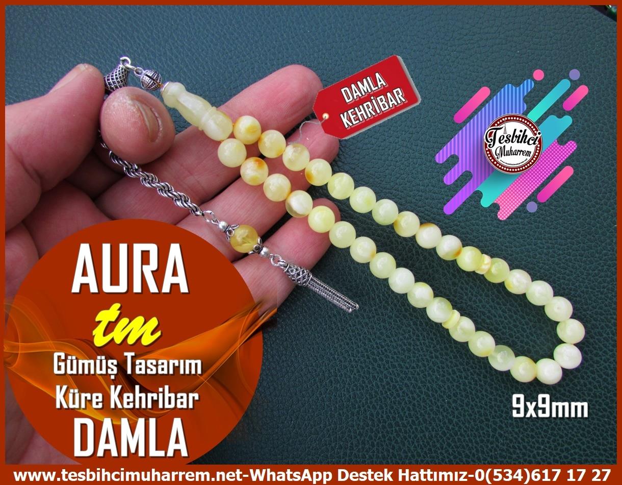  Damla Kehribar TesbihlerTM13147Tespih Damla Kehribar I Küre Kesim Patinli Gümüş Püskül Aura TesbihTespih Damla Kehribar I Küre Kesim Patinli Gümüş Püskül Aura Tesbih
