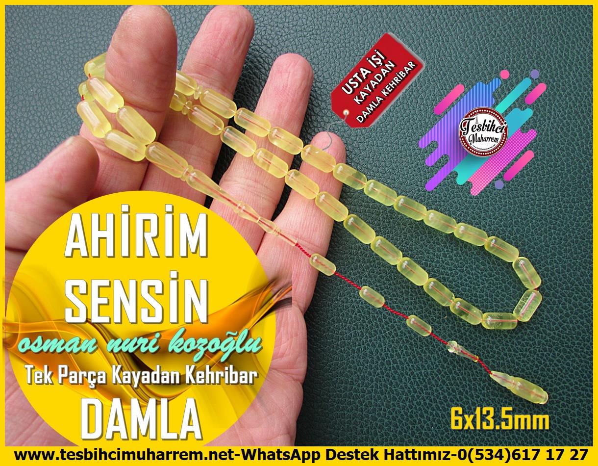  Damla Kehribar TesbihlerTM13162Tespih Damla Kehribar I Özel Tek Parça Kayadan Kapsül Kesim Ahirim Sensin Tesbih Tespih Damla Kehribar I Özel Tek Parça Kayadan Kapsül Kesim Ahirim Sensin Tesbih 