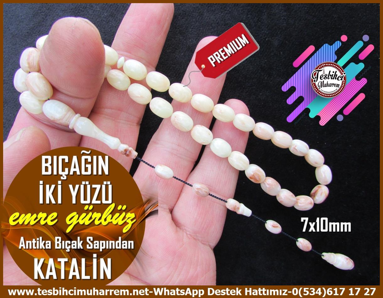 Katalin Ve Bağa TesbihlerTM12899Tespih Katalin Antika Bıçak Sapıdan Badem Kesim Bıçağın İki Yüzü TesbihTespih Katalin Antika Bıçak Sapıdan Badem Kesim Bıçağın İki Yüzü Tesbih