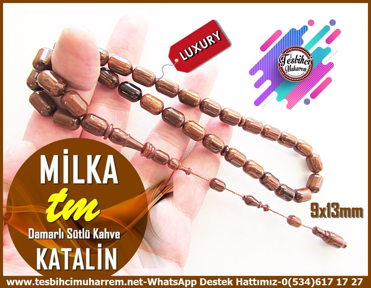 Katalin Ve Bağa TesbihlerTM13140Tespih Katalin I Sütlü Kahverengi Çubuk Kapsül Kesim Milka TesbihTespih Katalin I Sütlü Kahverengi Çubuk Kapsül Kesim Milka Tesbih