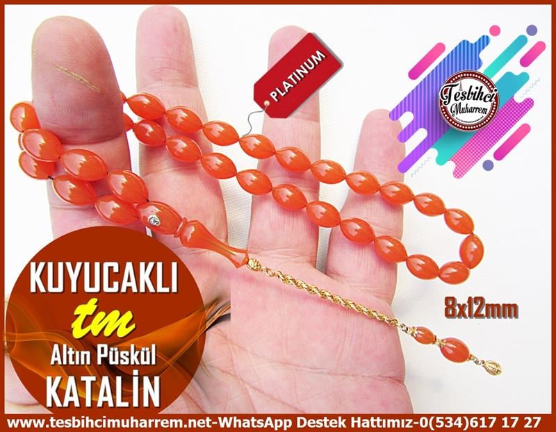 Katalin Ve Bağa TesbihlerTM12650Tespih Katalin Orange Beyzi Kesim Altın Püsküllü Kuyucaklı TesbihTespih Katalin Orange Beyzi Kesim Altın Püsküllü Kuyucaklı Tesbih