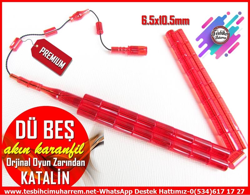 Katalin Ve Bağa TesbihlerTM12619Tespih Katalin Orjinal Oyun Zarından Nar Çiçeği Ultra Kesme Dü Beş Tesbih Tespih Katalin Orjinal Oyun Zarından Nar Çiçeği Ultra Kesme Dü Beş Tesbih 