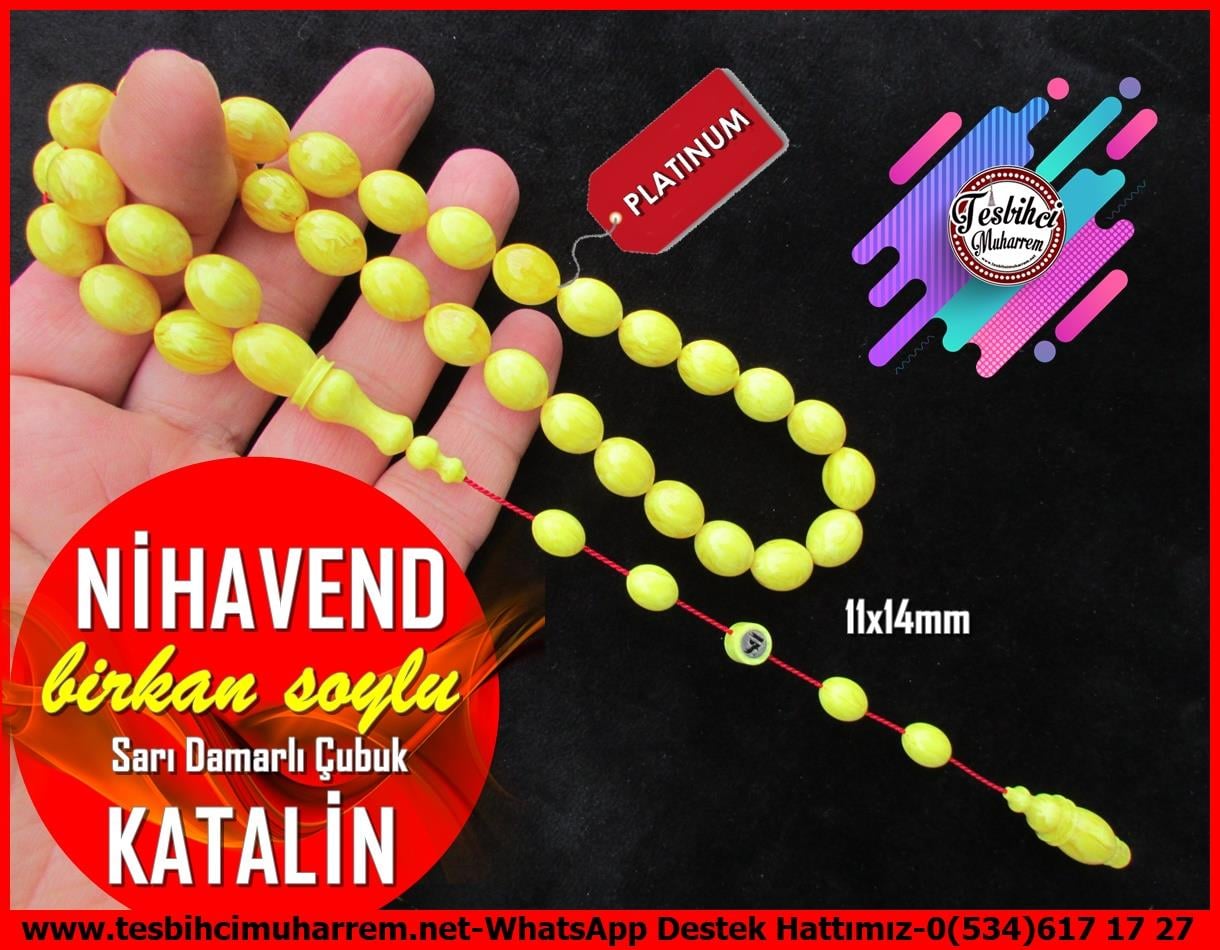 Katalin Ve Bağa TesbihlerTM12820Tespih Katalin Sarı Damarlı Beyzi Kesim Özel Çalışma Nihavend TesbihTespih Katalin Sarı Damarlı Beyzi Kesim Özel Çalışma Nihavend Tesbih