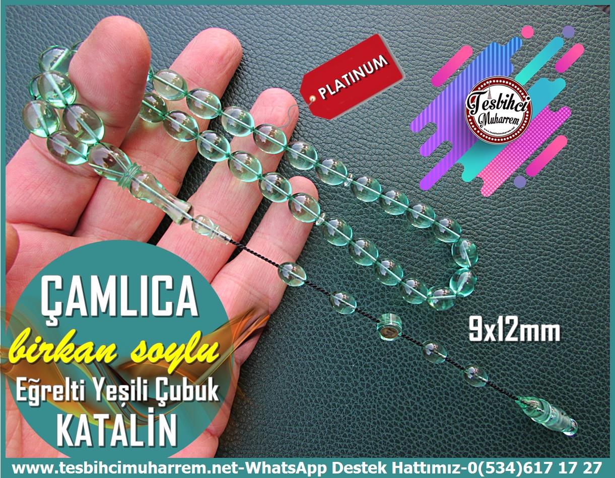 Katalin Ve Bağa TesbihlerTM12834Tespih Katalin Saydam Eğrelti Yeşili Beyzi Kesim Çamlıca Tesbih Tespih Katalin Saydam Eğrelti Yeşili Beyzi Kesim Çamlıca Tesbih 