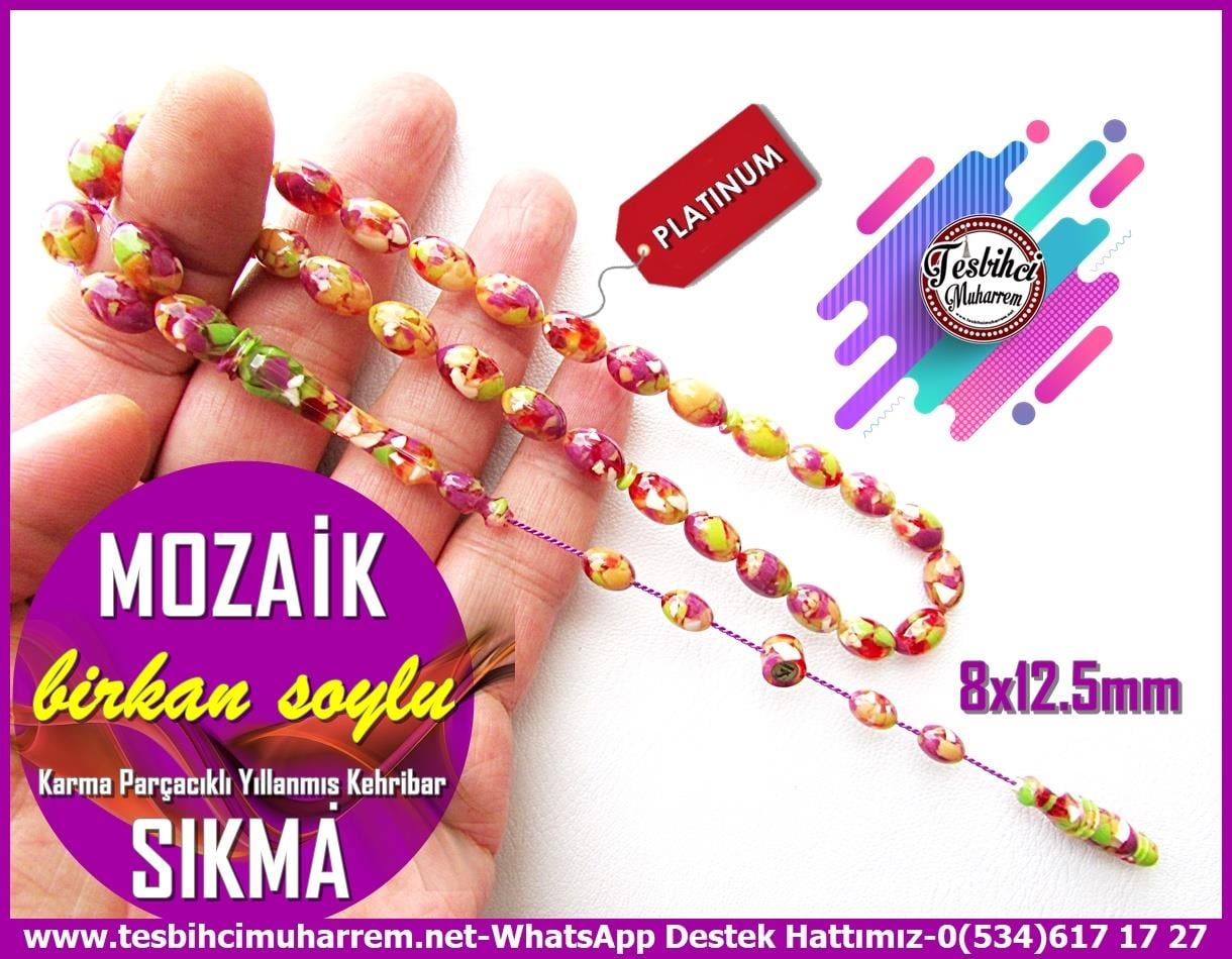 Mozaik Kehribar TesbihlerTM13199Tespih Sıkma Kehribar I İnteresting Karma Parçacıklı Beyzi Kesim Multicolor Mozaik Tesbih Tespih Sıkma Kehribar I İnteresting Karma Parçacıklı Beyzi Kesim Multicolor Mozaik Tesbih 