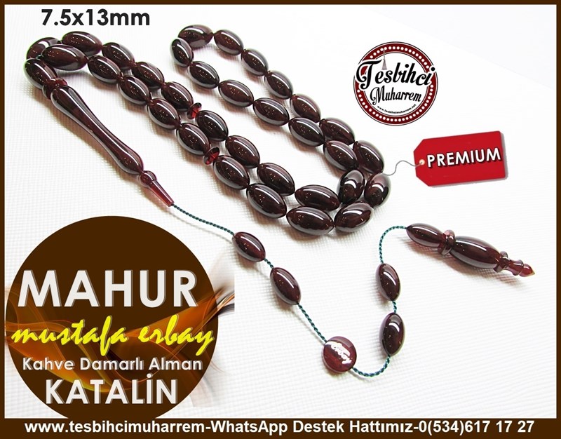 Katalin Ve Bağa TesbihlerTM10926Üst Düzey Çalışma Beyzi Kesim Kahve Damarlı Alman Katalin Tesbih Mahur Üst Düzey Çalışma Beyzi Kesim Kahve Damarlı Alman Katalin Tesbih Mahur 