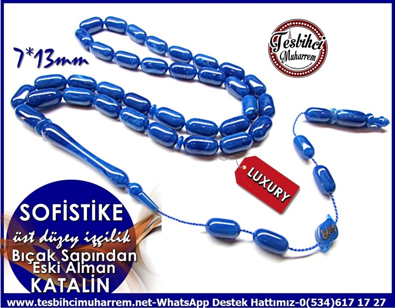Üst Düzey İşçilik Bıçak Sapından Eski Alman Katalin Tesbih Sofistike