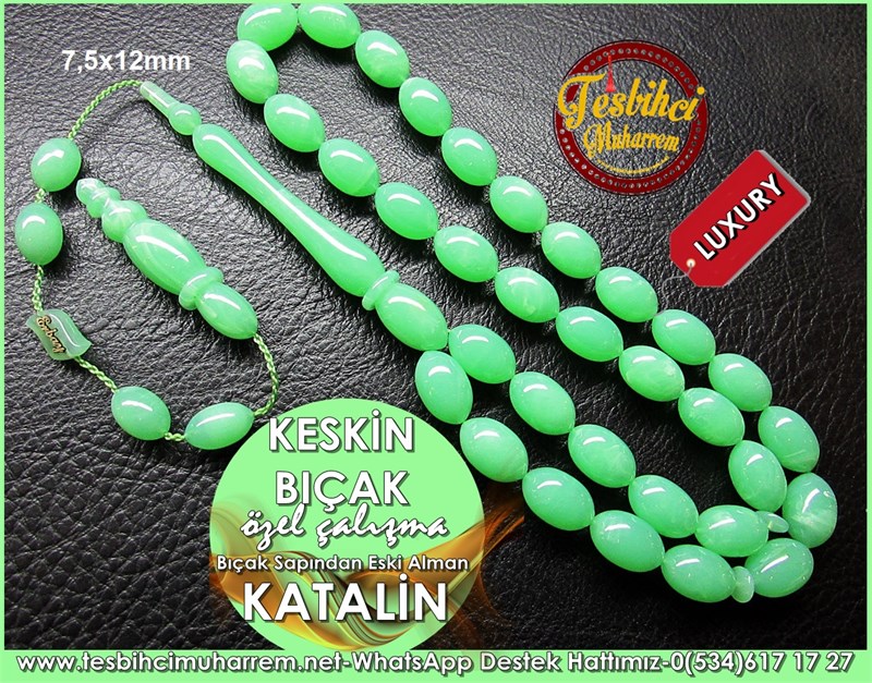 Üst Düzey İşçilik Özel Çalışma Bıçak Sapından Fıstıki Alman Katalin Tesbih Keskin Bıçak